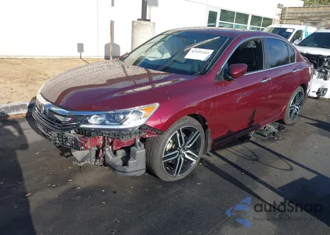 2017 Honda Accord Sport Se from USA, damaged, VIN 1HGCR2F18HA306689
